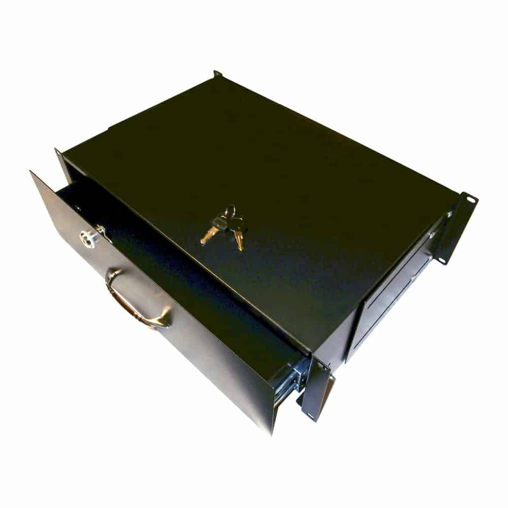 19" 3U Rackmount Lockable Drawer